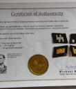 German WW2 Waffen SS NCO Untersturmfuhrer matched set of collar tabs with COA 100% original