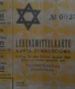 Big sheet of rationing coupons from the Ghetto Czestochowa! Complete! Very scarce.